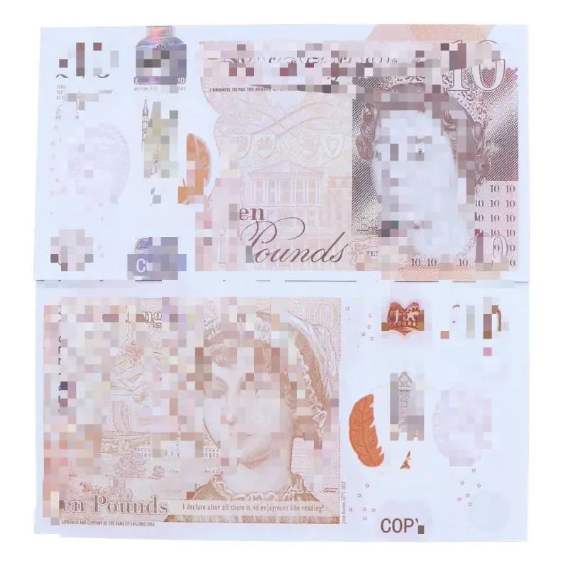 British Pound - £10 Denomination, 100 Notes per Pack