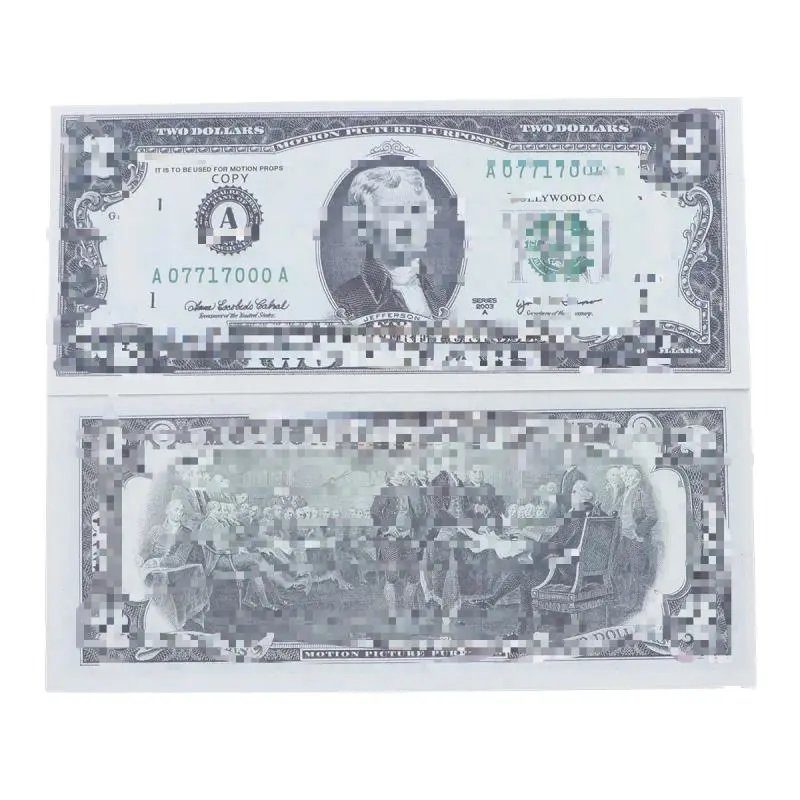 US Dollar - $2 Denomination, 100 Notes per Pack