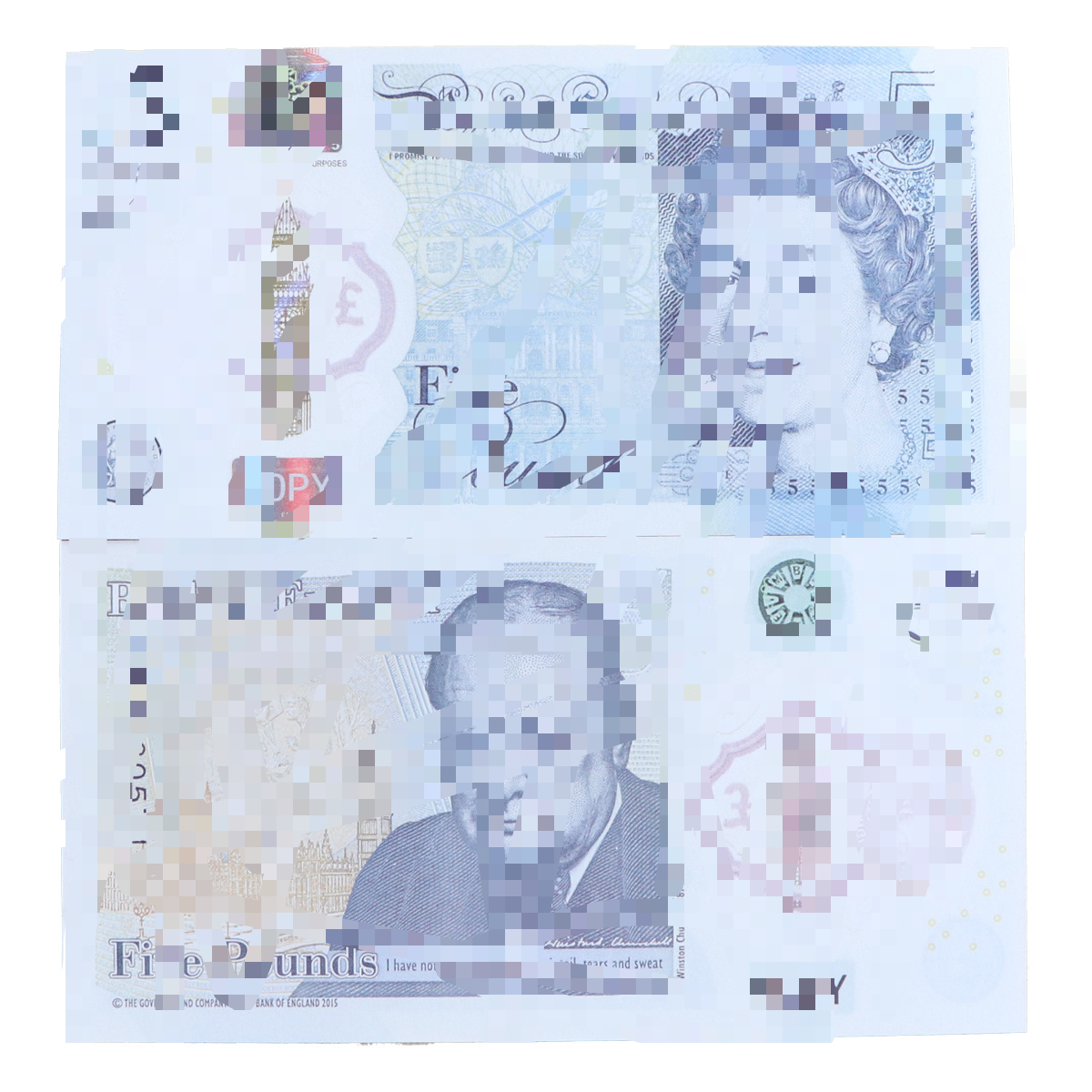 British Pound - £5 Denomination, 100 Notes per Pack