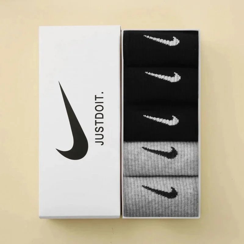5 pairs [Black+Black+Black+Grey+Grey]