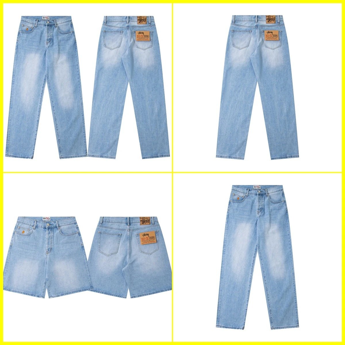 Stussy Mid-Waist Straight Jeans