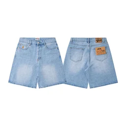 thumbnail for Original standard STU foreign trade wholesale European and American style early autumn new comfortable cotton simple style mid-rise straight jeans