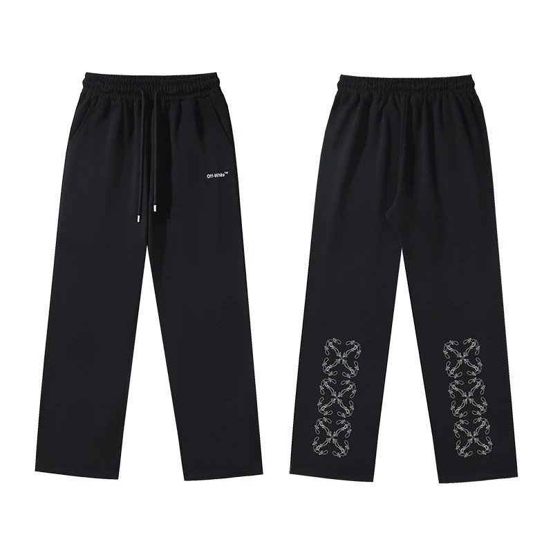 Off-White Industrial Logo Sweatpants Black - 9