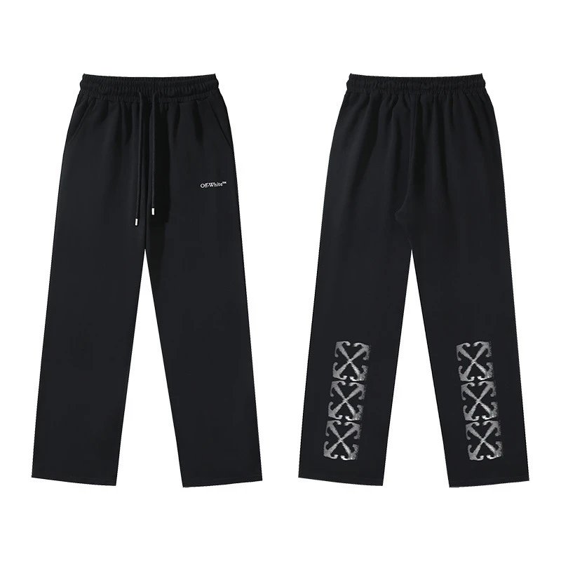 Off-White Industrial Logo Sweatpants Black - 1