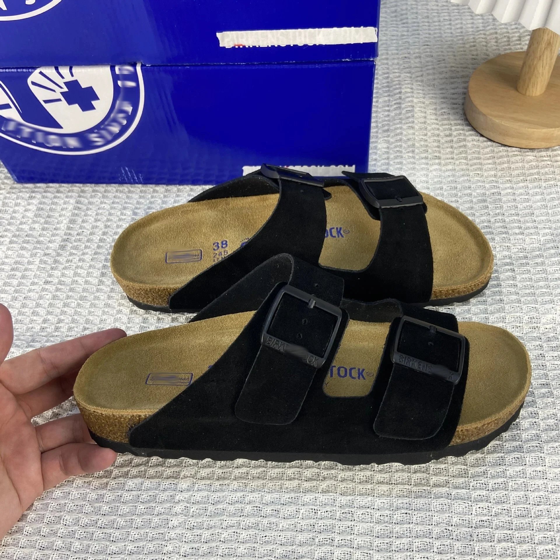 Cork Thick Sole Slip-On Sandal
