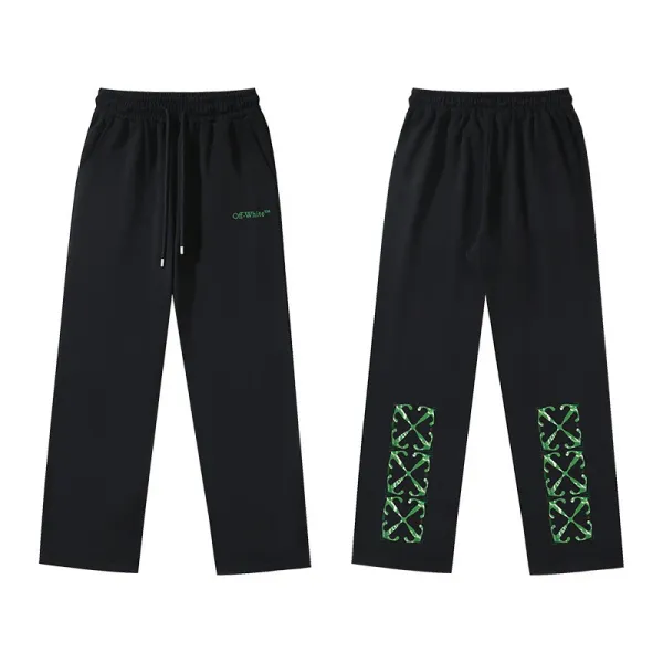 Off-White Industrial Logo Sweatpants Black - 1