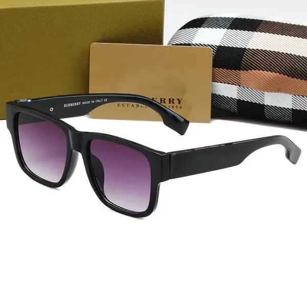 Burberry Square Frame Black Sunglasses - 2
