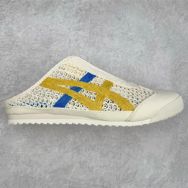 Asics Onitsuka Tiger Mexico 66 Mule Yellow Blue White Casual Shoes - 1