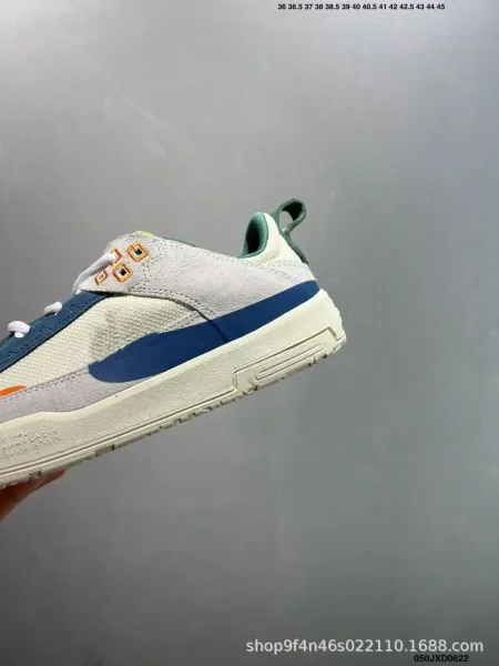 Off-White x Nike Court Vision Low 'Desert' Multicolor Sneakers - 10