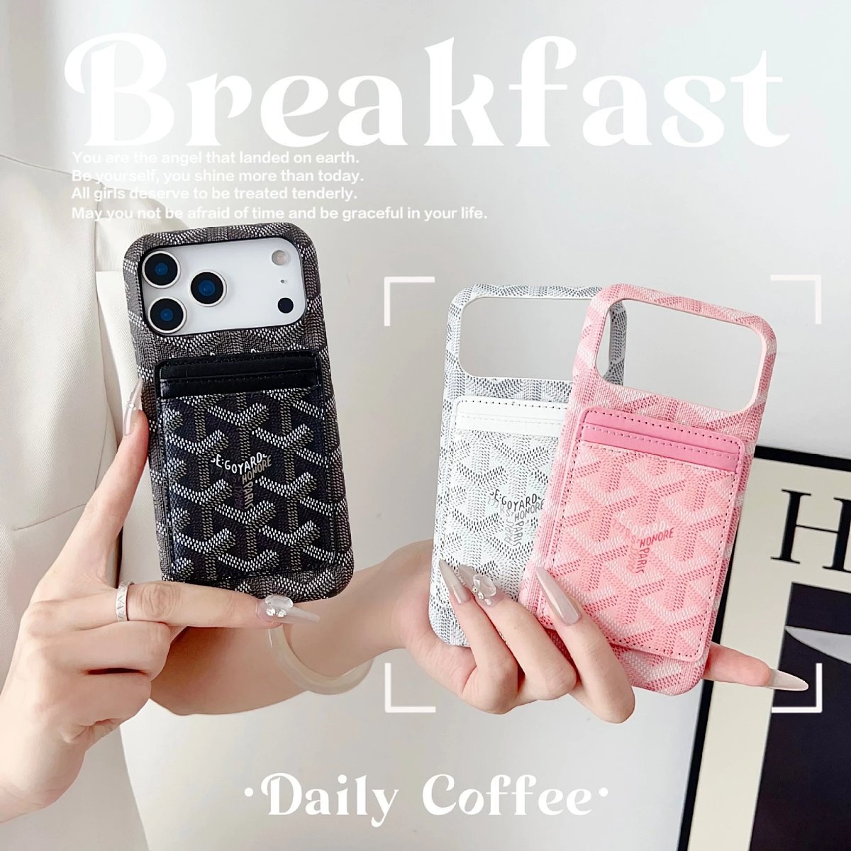 MagSafe Magnetic iPhone Case with Card Holder for iPhone 17 Pro Max