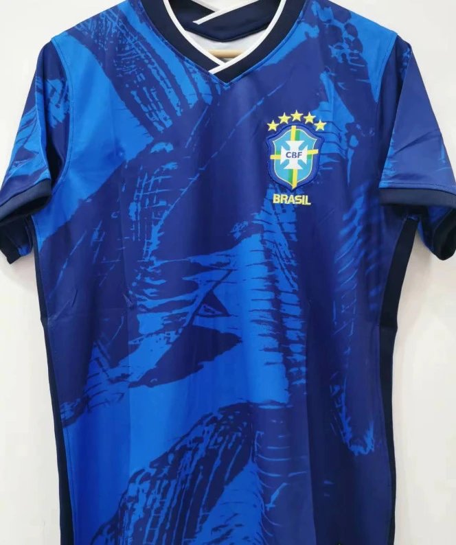 Blue V-Neck Brazil