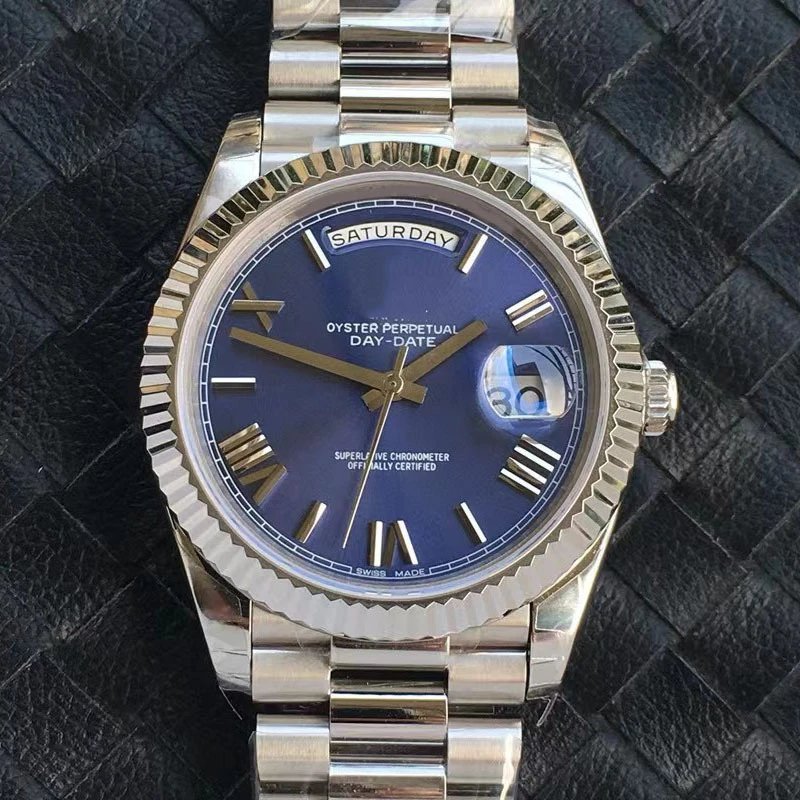 Laojia Sunday Dual Calendar Log Series Fully Automatic Mechanical Watch