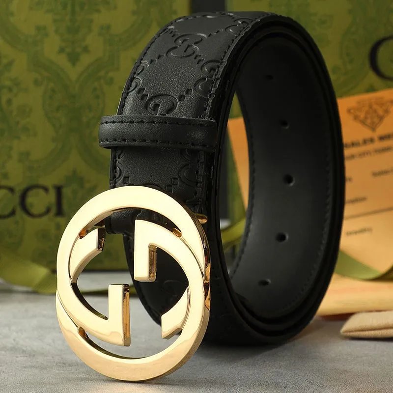 大G黑色压花黑底-金扣＋礼盒