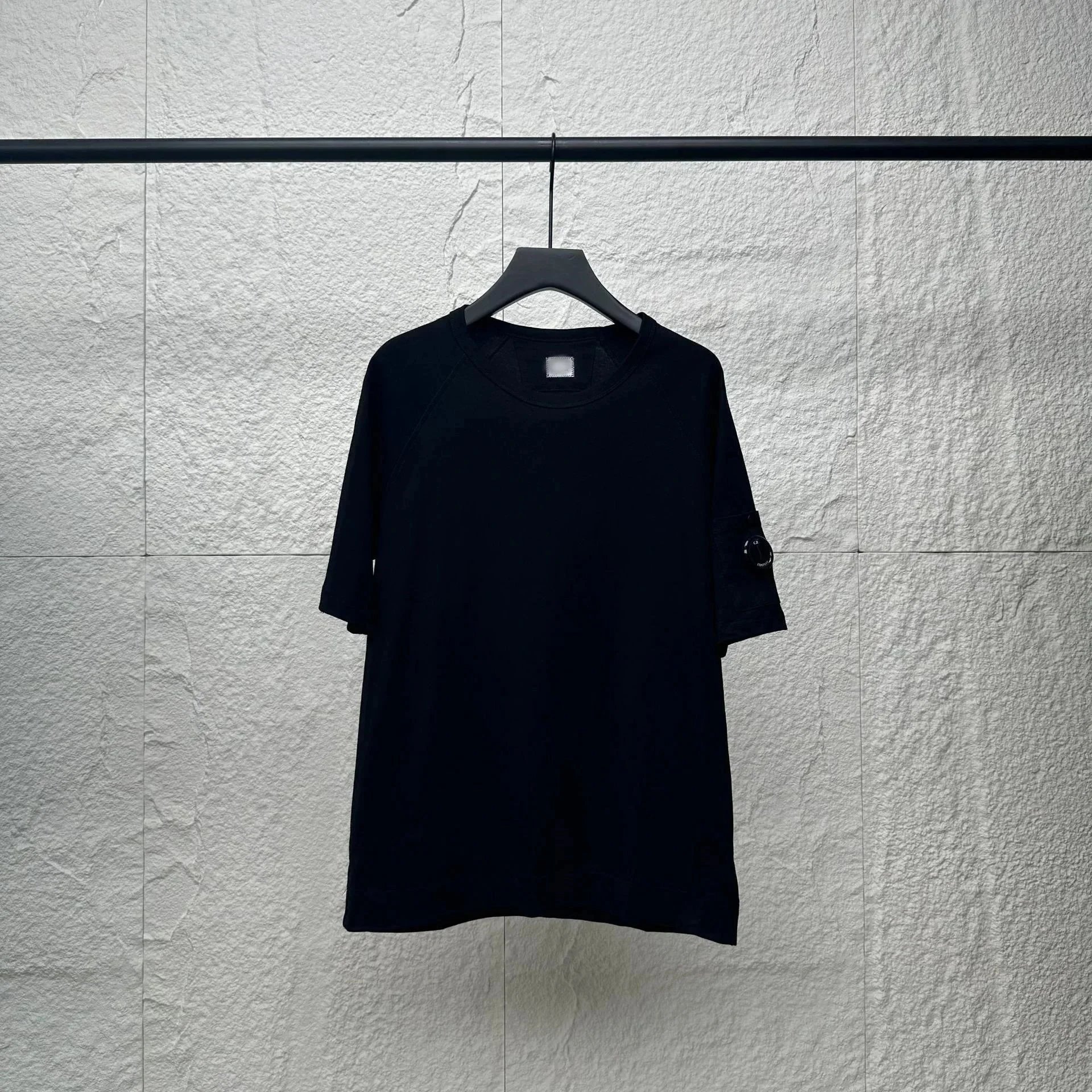 C.P. Company Black Lens T-Shirt with Signature Goggle Patch - 132473