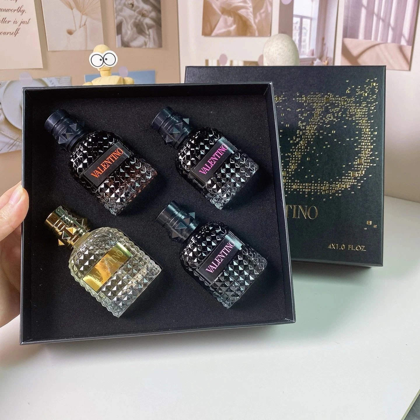 HLTN男士黑盒中样四件套30ml-3054:findsindex.com - 197867