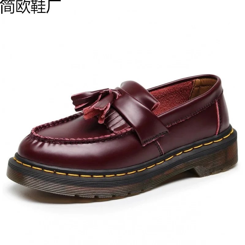 RF.代发乐福鞋女真皮低帮小皮鞋女款英伦风时尚学生圆头休闲:findsindex.com - 202749
