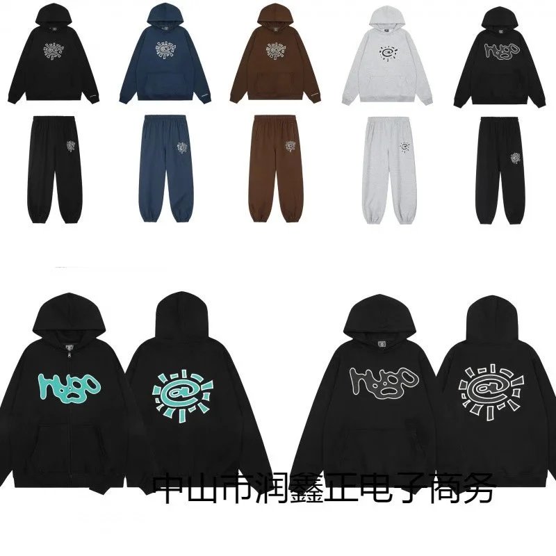 RF.美式高街小众ADWYSDHoodie太阳卷加绒帽衫宽松男女连帽卫衣:findsindex.com - 202167