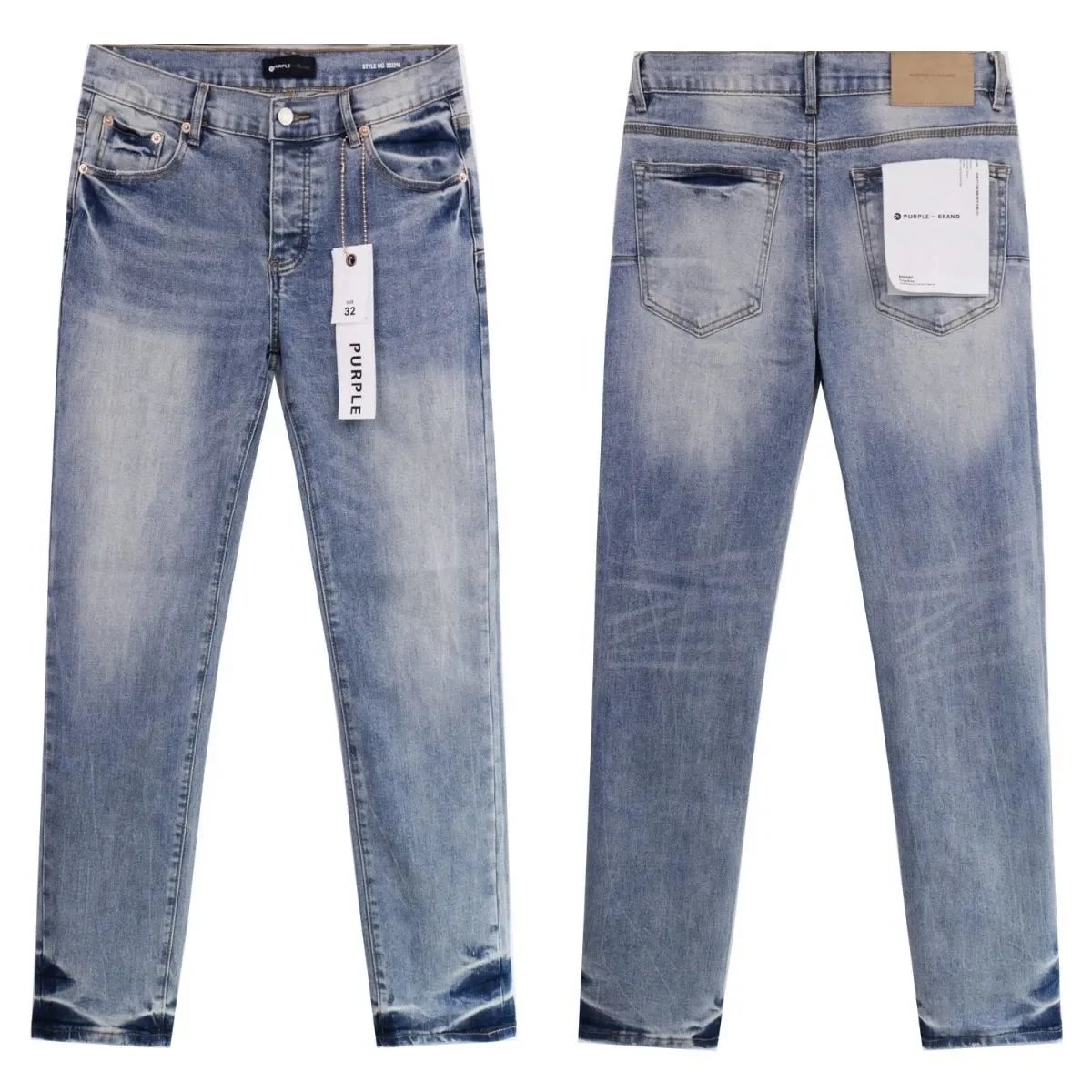 Purple Brand Purple Brand Slim Fit Jeans, Style No. 25 Blue