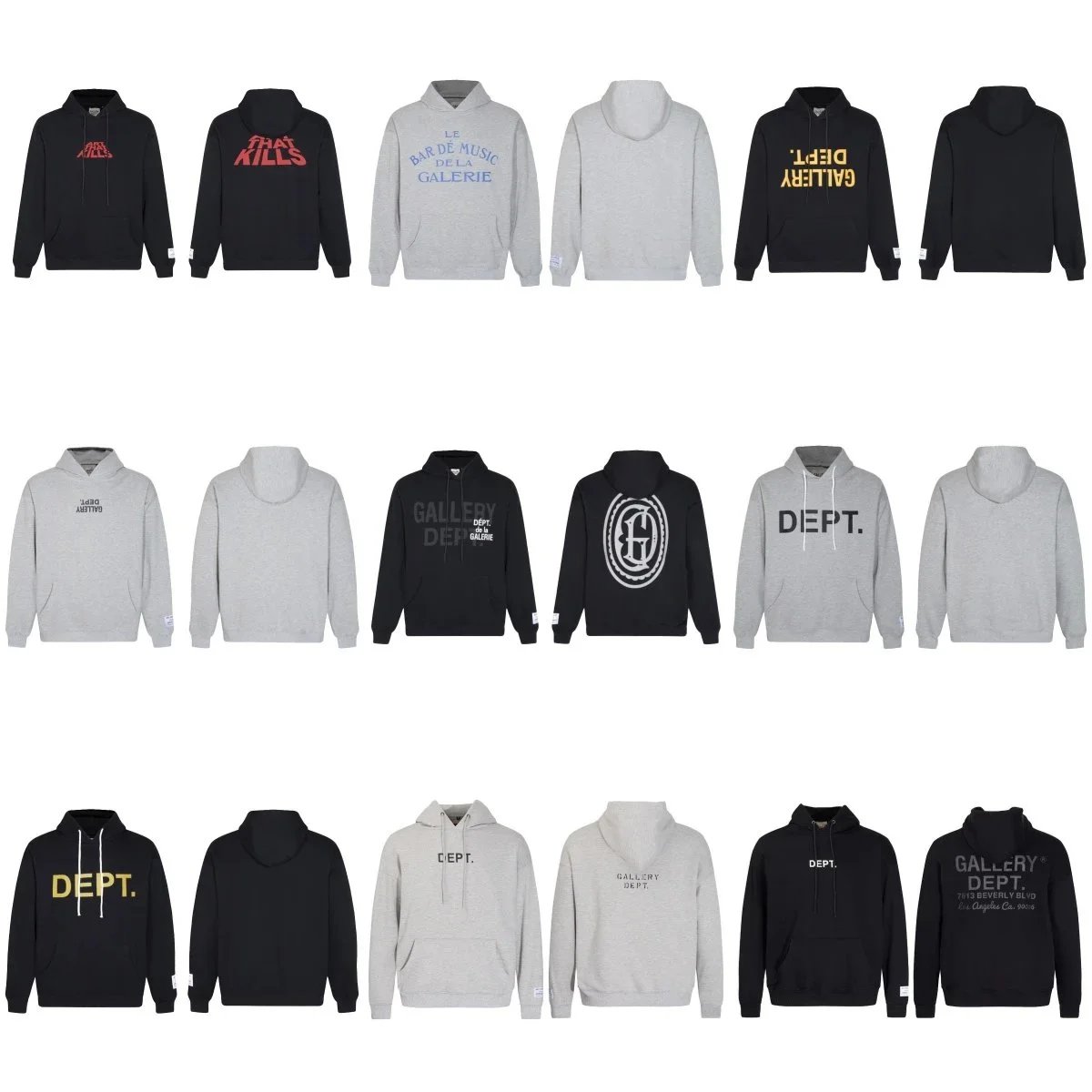 A-1 New Classic Letter Printed Trendy Casual Men's and Women's Hoodie Hoodie Hoodie (TOP Quality)