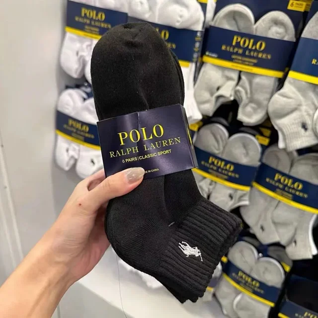 Polo Ralph Lauren Socks Ribbed with embroidered pony logo product detail image 7