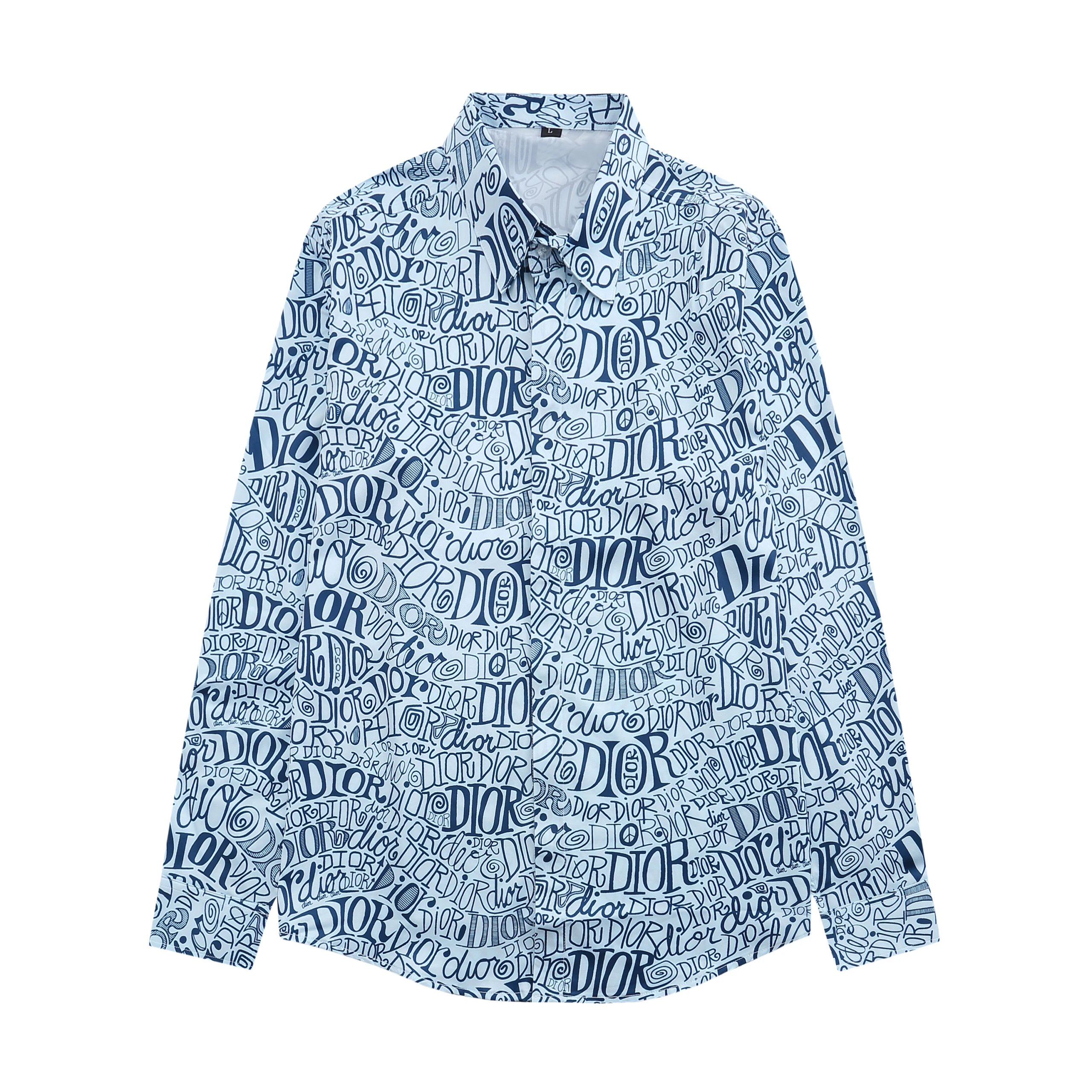 Dior Shirts Long-Sleeve Button-Up Shirt — 22