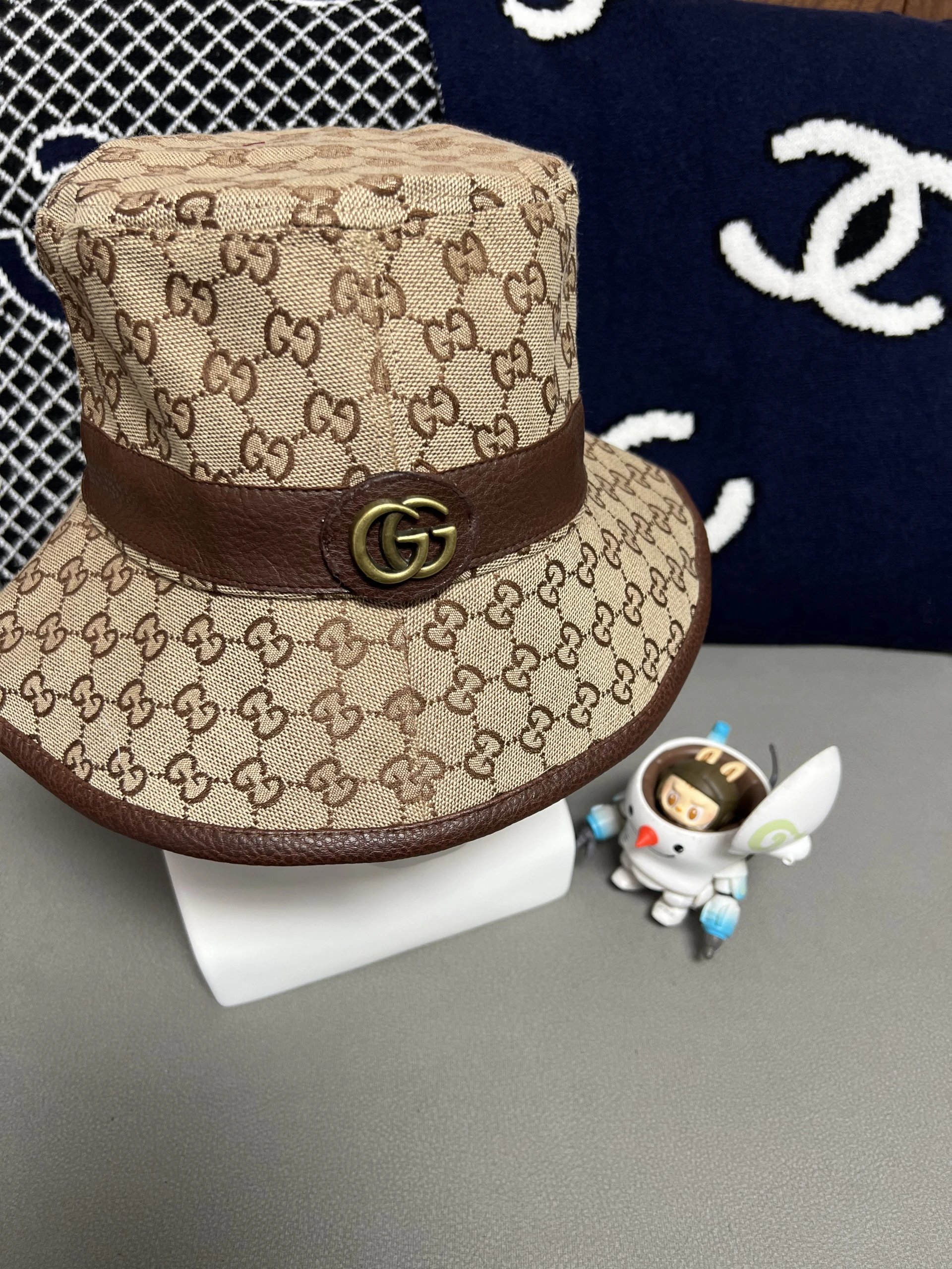 Gucci Classic GG Monogram Bucket Hat - rep Gucci