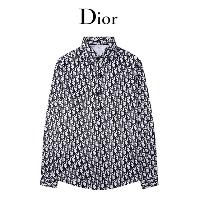 Dior Shirts Long-Sleeve Button-Up Shirt product detail image 4