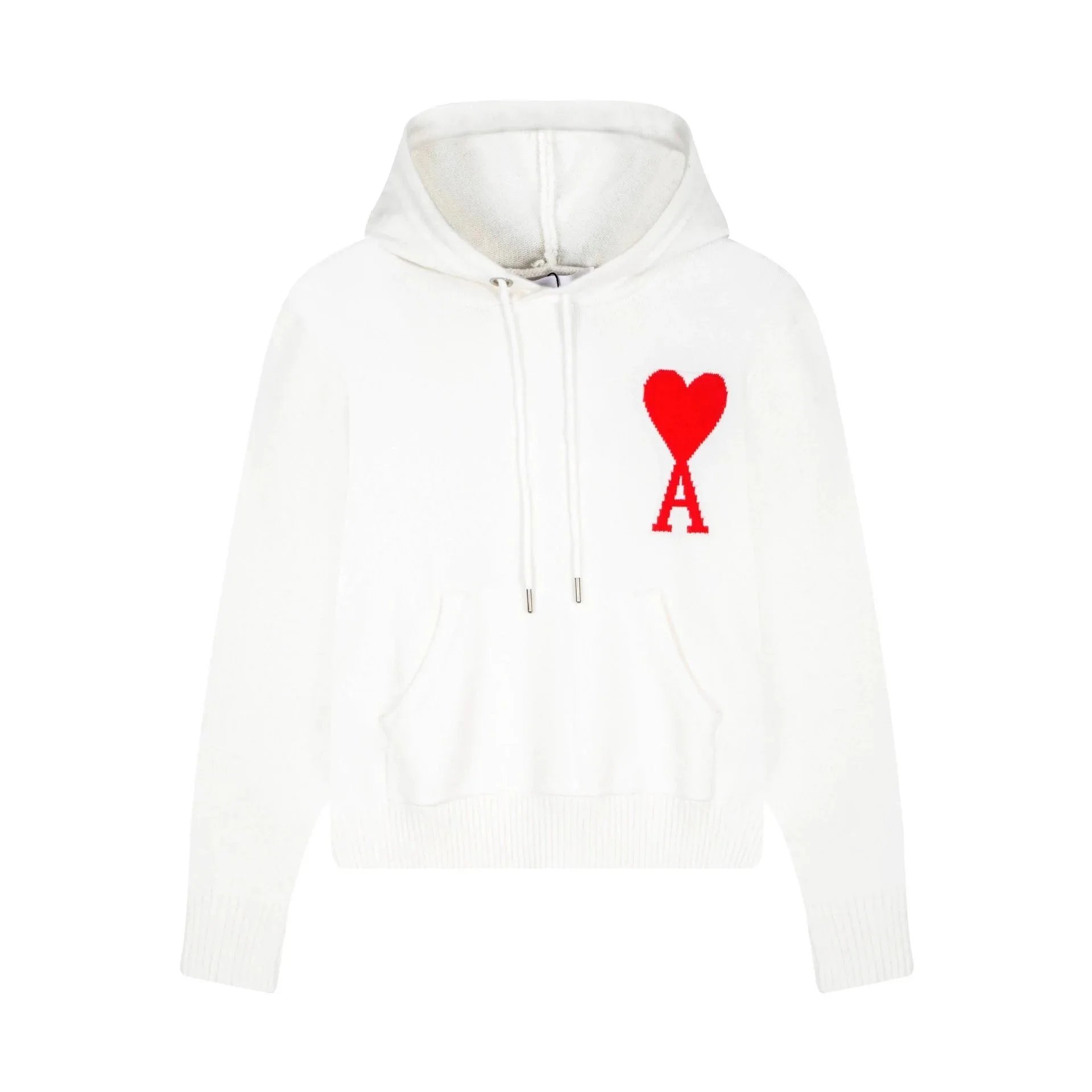 A46 Big Heart Hooded White