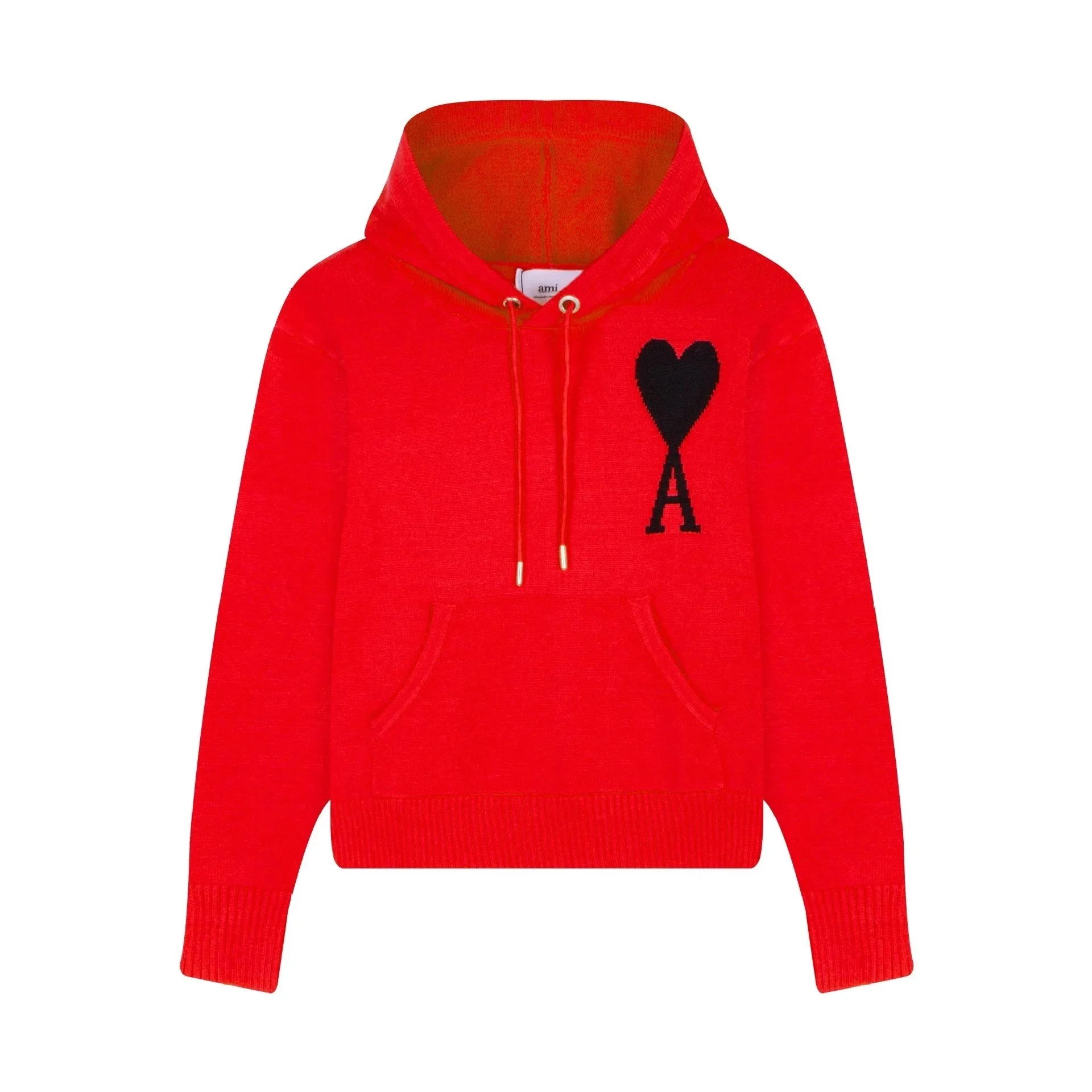 A46 Big Heart Hooded Red
