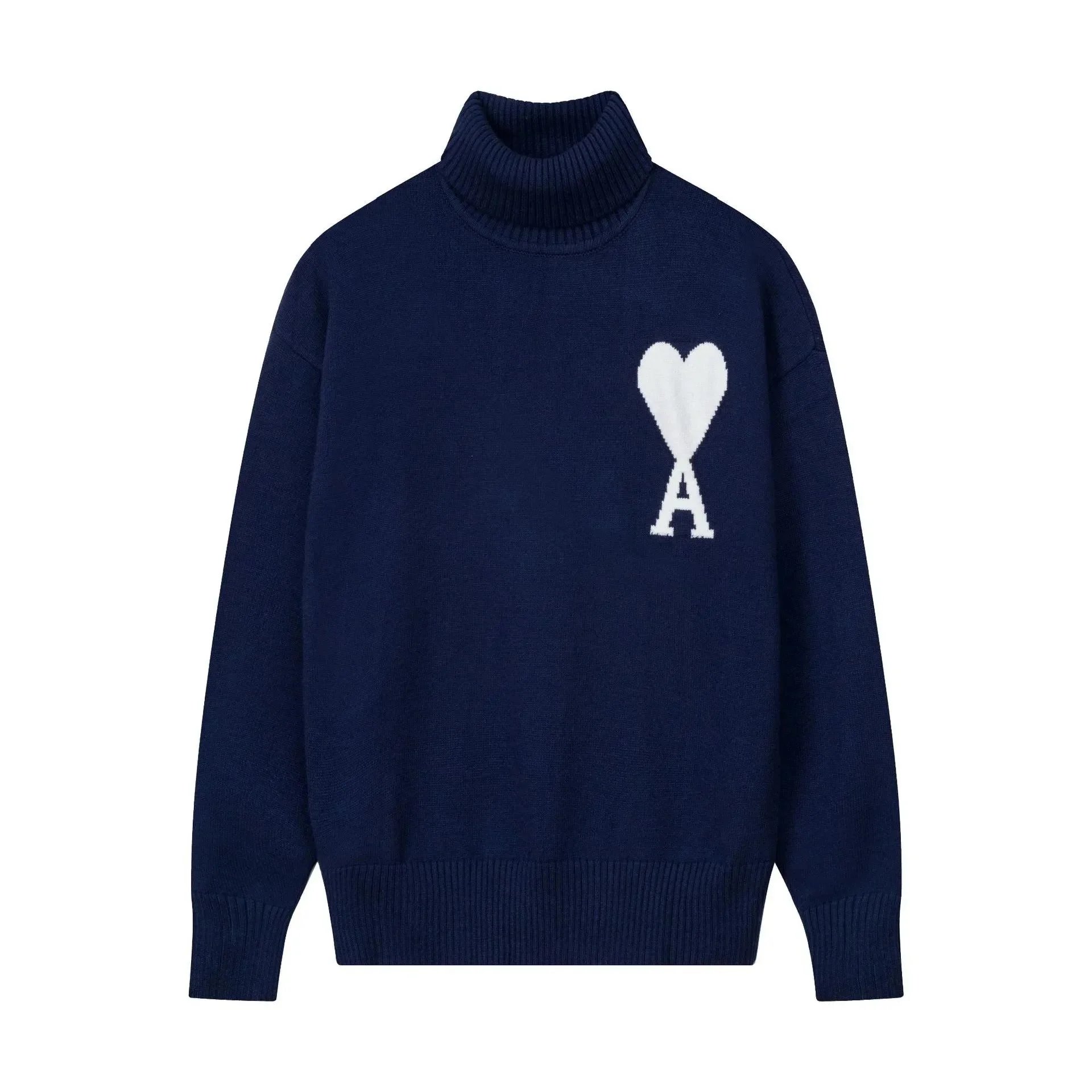 A12 Heart High Neck Navy