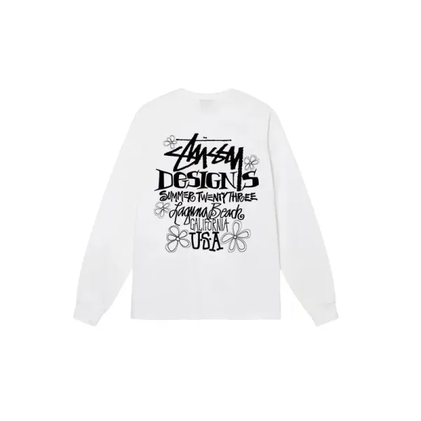 Stüssy Designs Summer Twenty Three Laguna Beach California USA Long Sleeve T-Shirt - 1