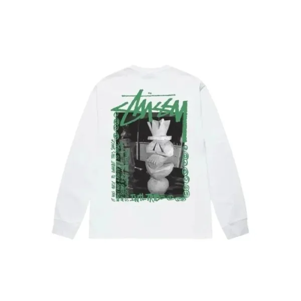 Stüssy x Exile Tribe Long Sleeve T-Shirt White - 1
