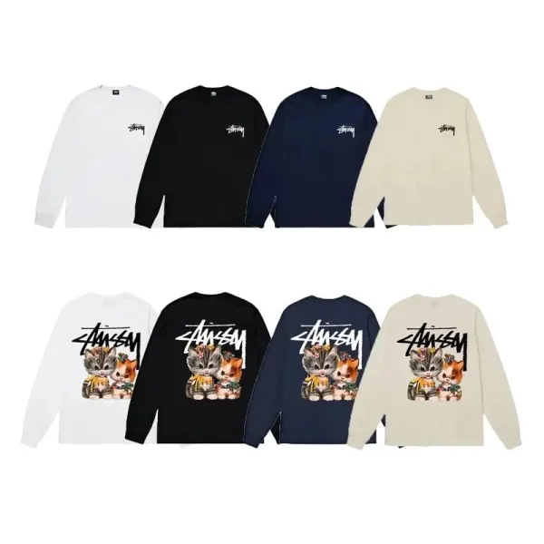 Stüssy x Evil Tribe Long Sleeve T-Shirt Navy - 10