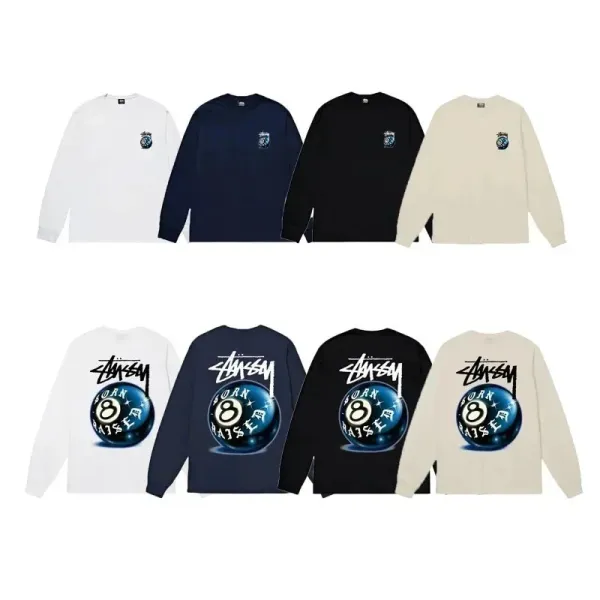 Stüssy x Evil Tribe Long Sleeve T-Shirt Navy - 8