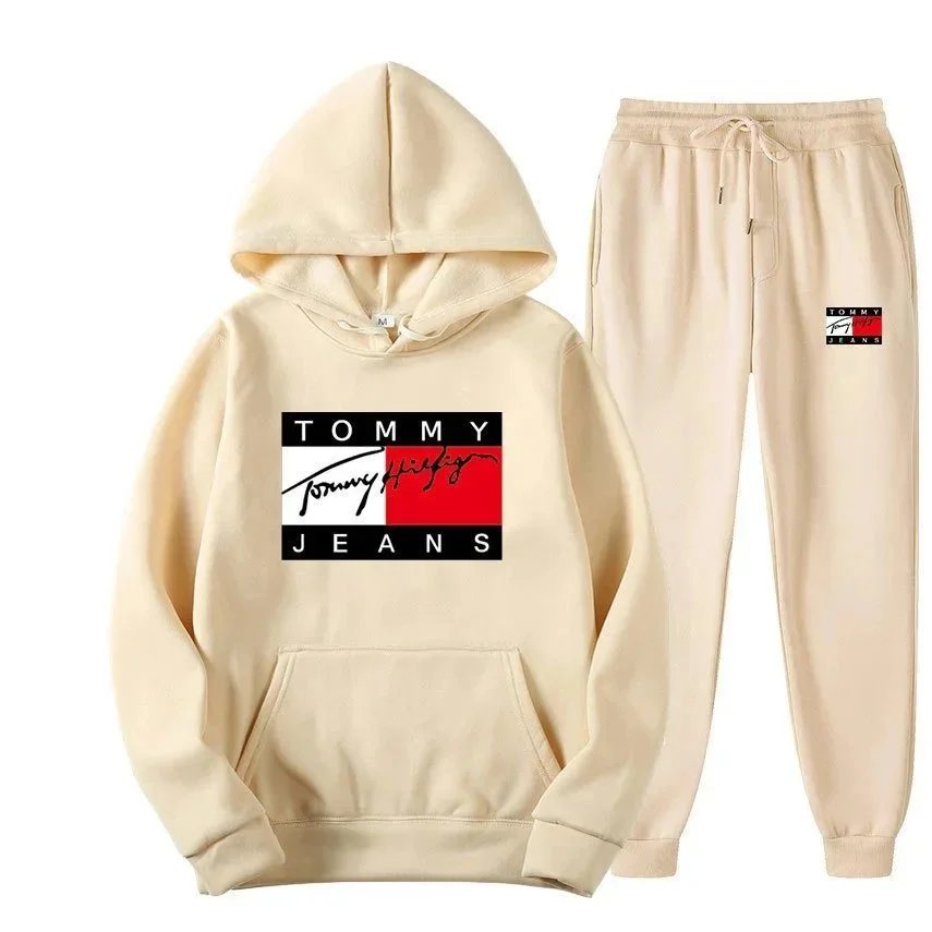 Air Jordan Logo Hoodie and Sweatpants Set Red/Black - 6