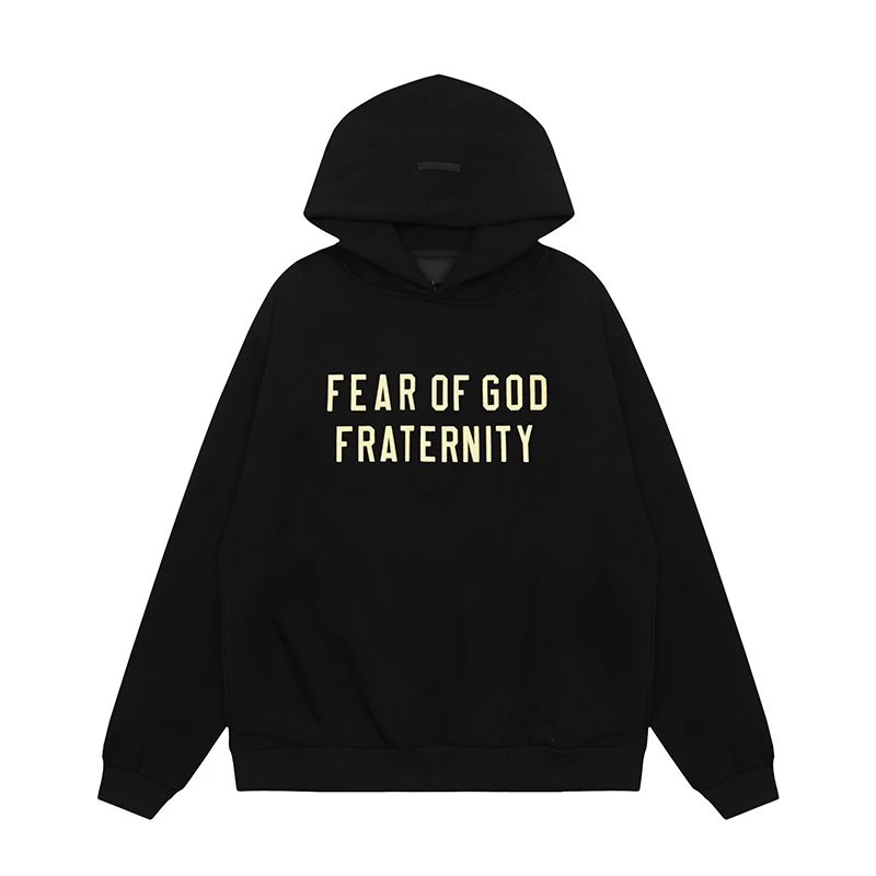 hot selling*26复线Essentials潮流新款胸前LOGO压胶连帽卫衣FOG