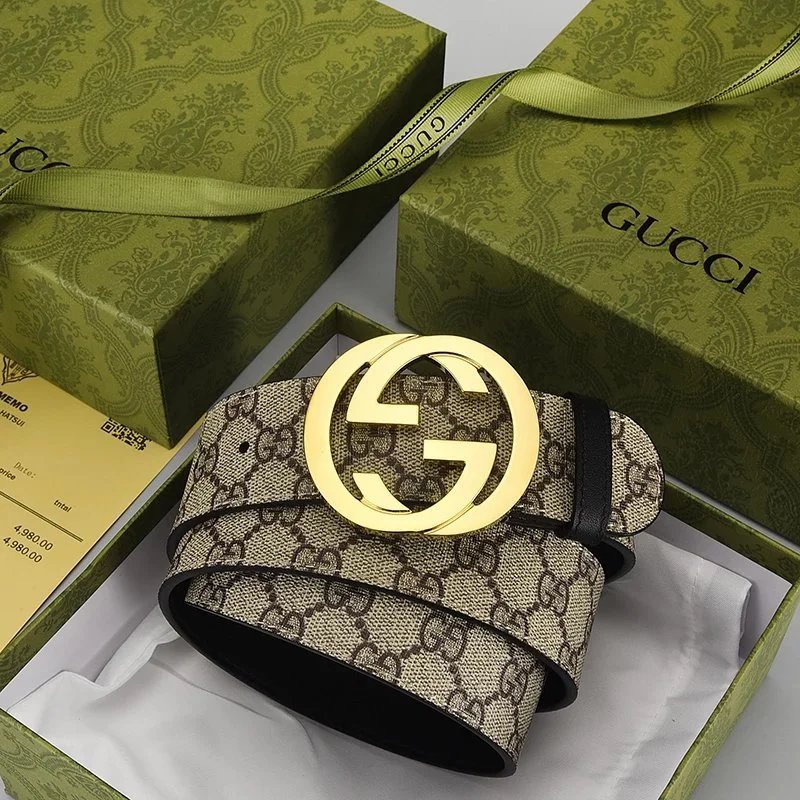 Gucci Belts 1-CL-001 GG monogram belt image 6