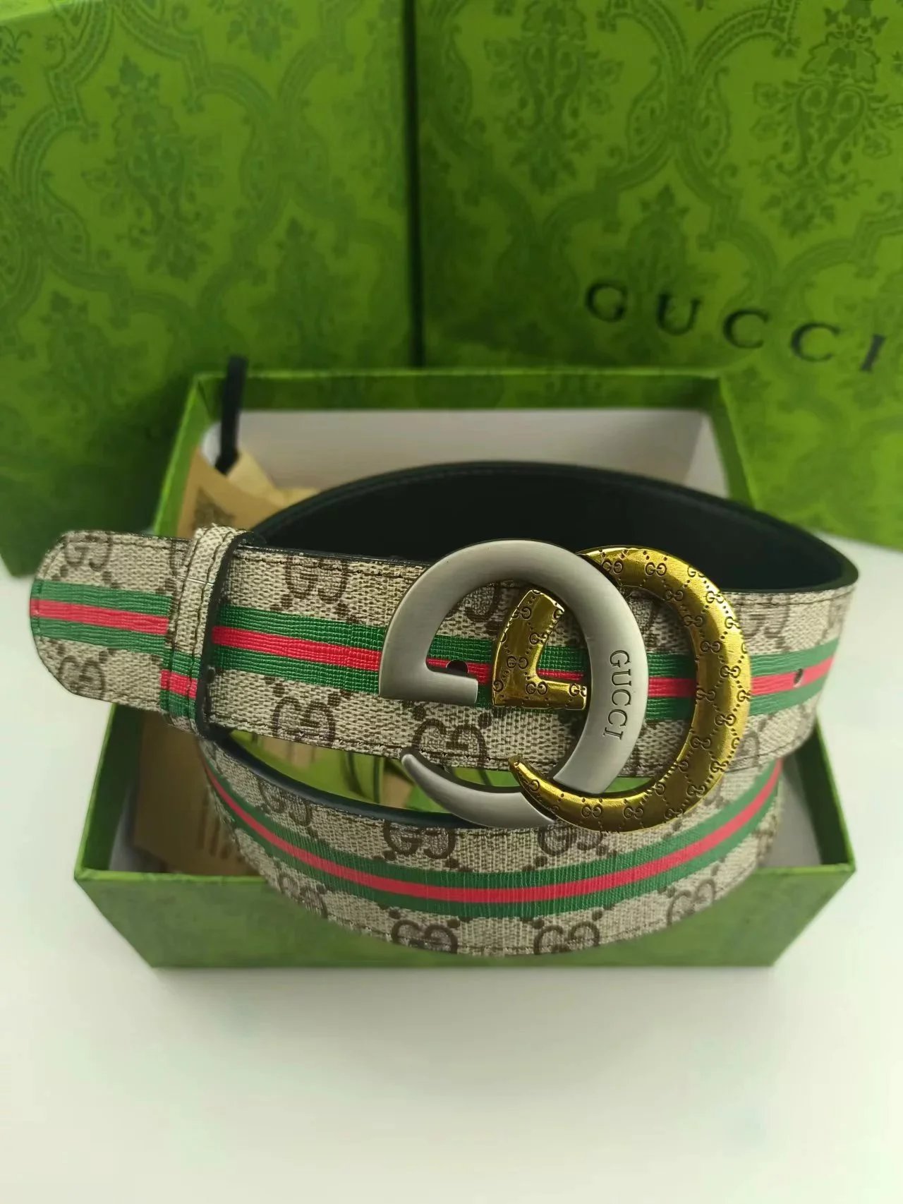 Gucci Belts 1-CL-001 GG monogram belt image 11