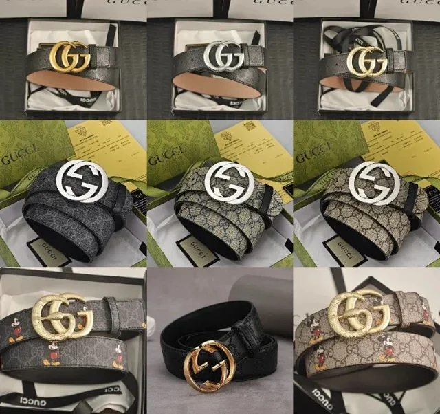Gucci Belts 1-CL-001 GG monogram belt product detail image 1