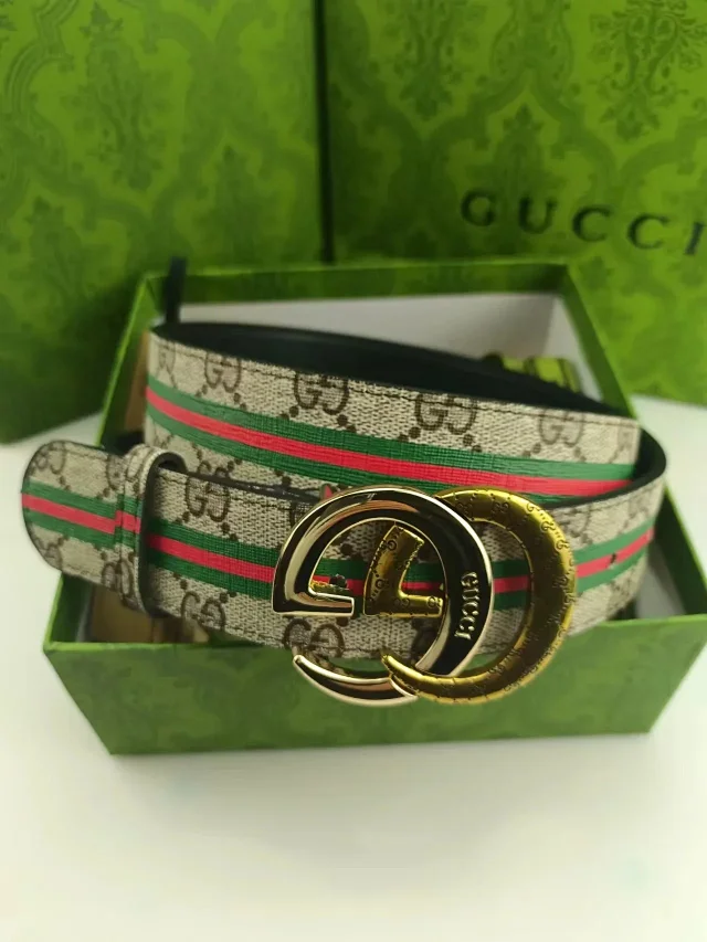 Gucci Belts 1-CL-001 GG monogram belt product detail image 9