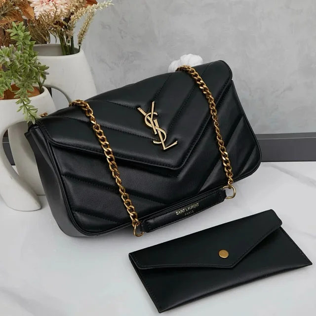 Saint Laurent Shoulder Bags Chain-Strap Flap product detail image 3