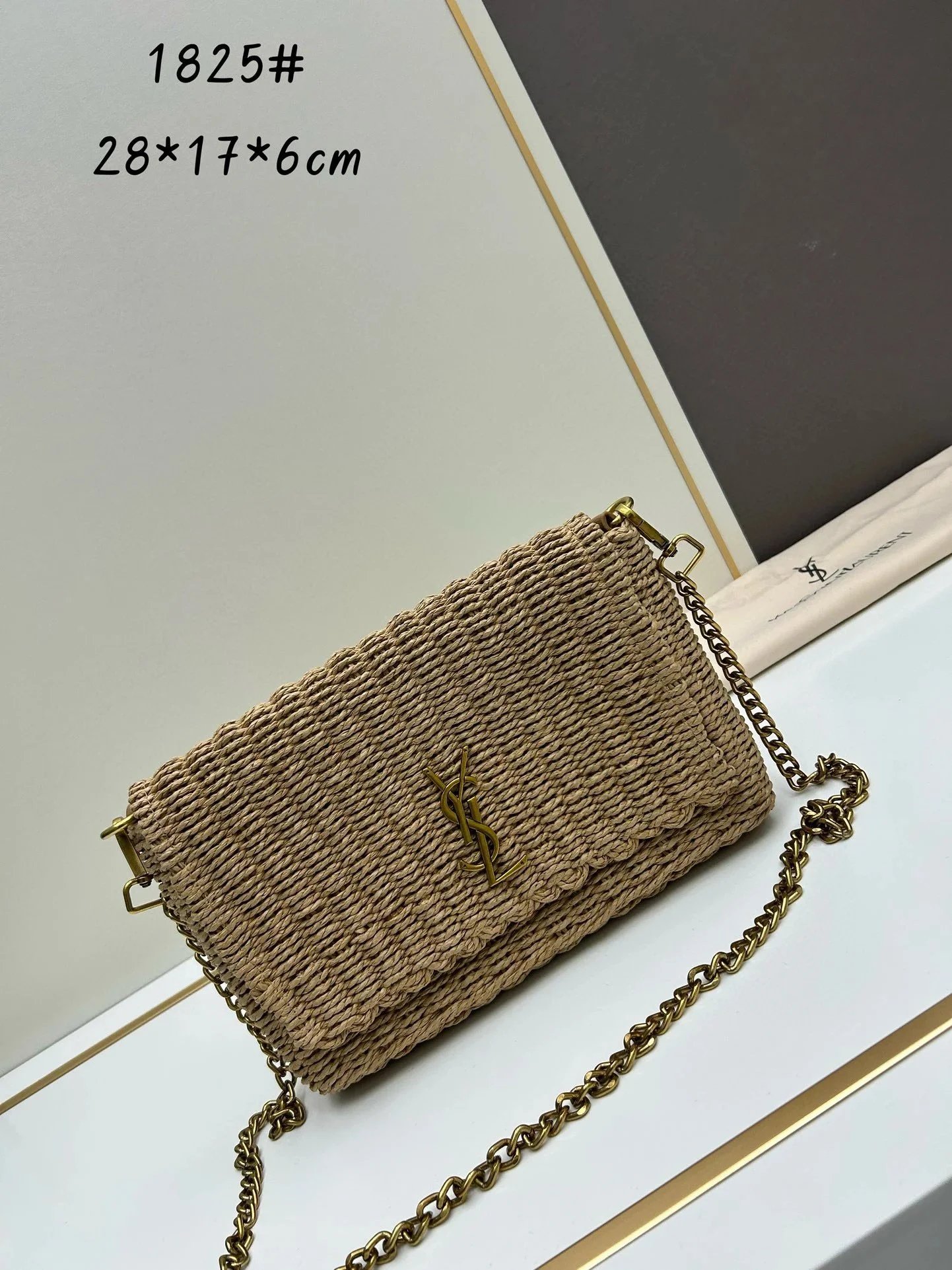 Saint Laurent Shoulder Bags Chain-Strap Flap — 033