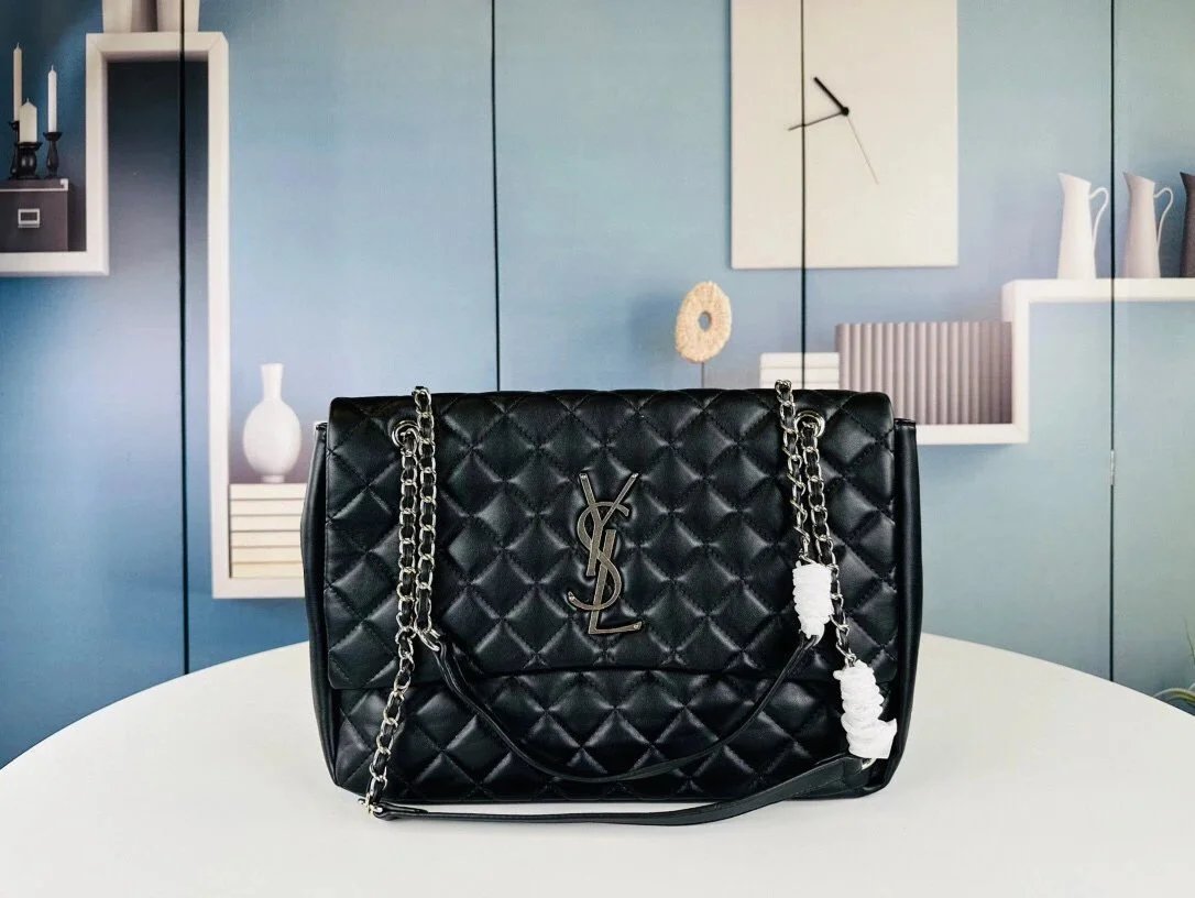 Saint Laurent Shoulder Bags Chain-Strap Flap — 008