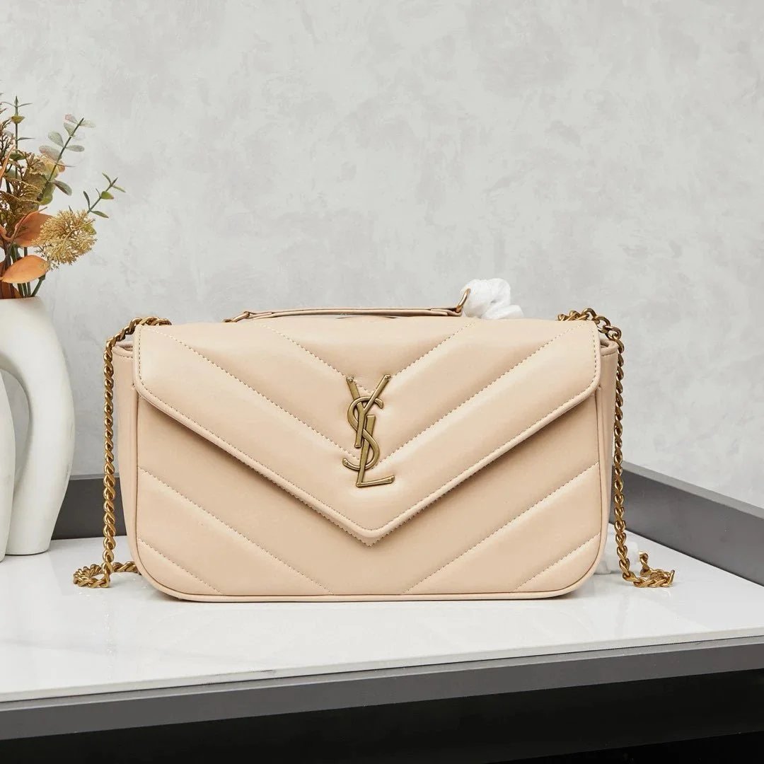 Saint Laurent Shoulder Bags Chain-Strap Flap — 015