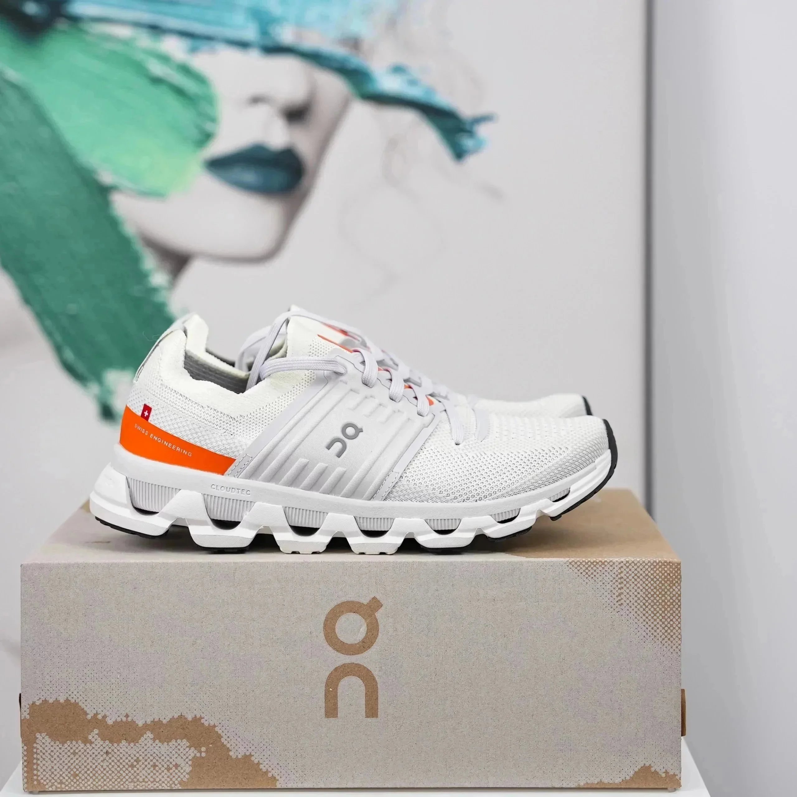 On On Cloud X Running Shoes White/Orange White