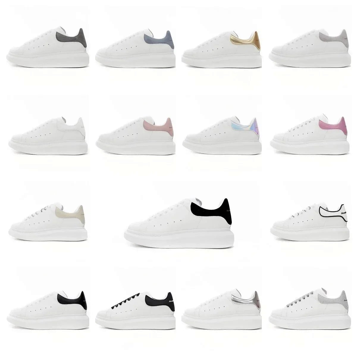 Alexander McQueen Oversized Sole Sneakers White Chunky Sneakers product detail 2 in Litbuy spreadsheet finds