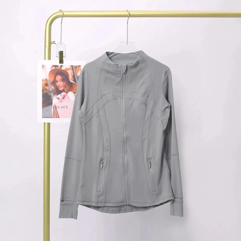 GLACE GLACE Medium Grey Fitness Jacket Grey