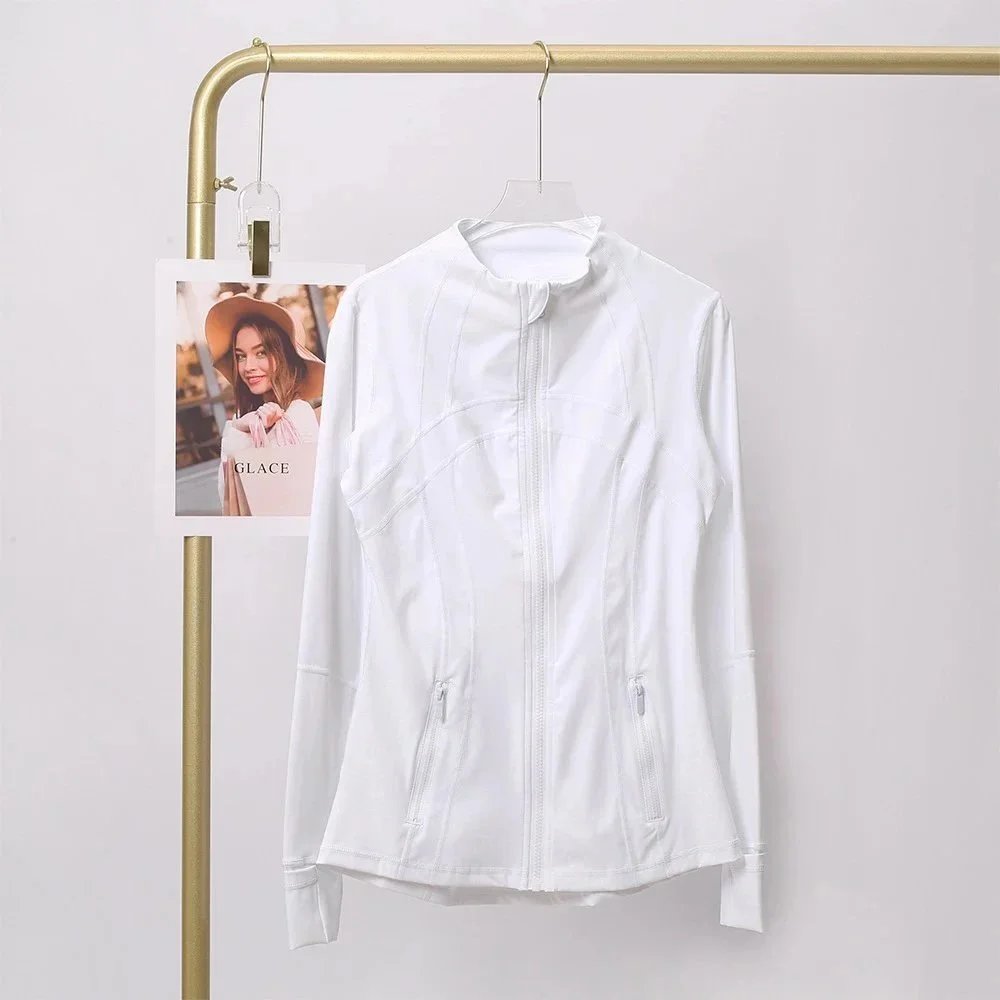 GLACE GLACE White Tech Fleece Jacket White