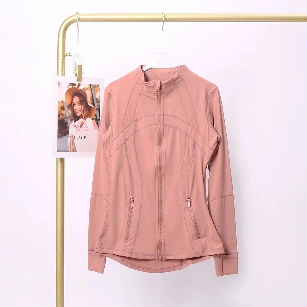GLACE GLACE Smoke Pink Zip-Up Jacket Pink