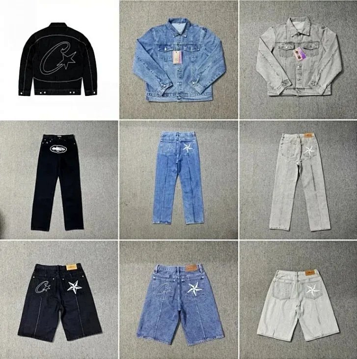 Denim Tears Star Embroidered Light Wash Jeans product detail 2 in Litbuy spreadsheet finds